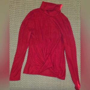 Red Turtleneck Sweater